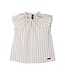 Pure Pure (Pure Pure by Bauer) Kids-Bluse - Leinen/Baumwolle - natur-blue