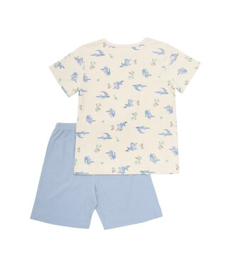 CeLaVi Pyjamaset kurz - Krokodil Bambusmix dusty blue