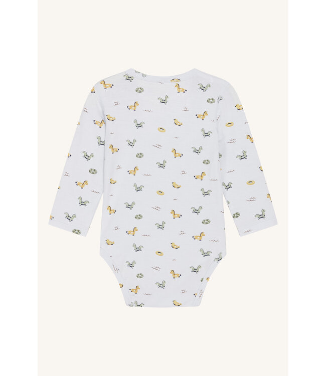 Hust and Claire Buller Body langarm Bambusviskose - Schwimmring - water