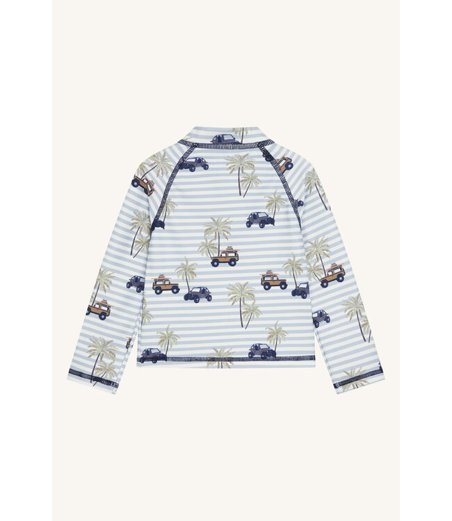 Hust and Claire UV-Badeshirt langarm Maiak - gestreift Autos