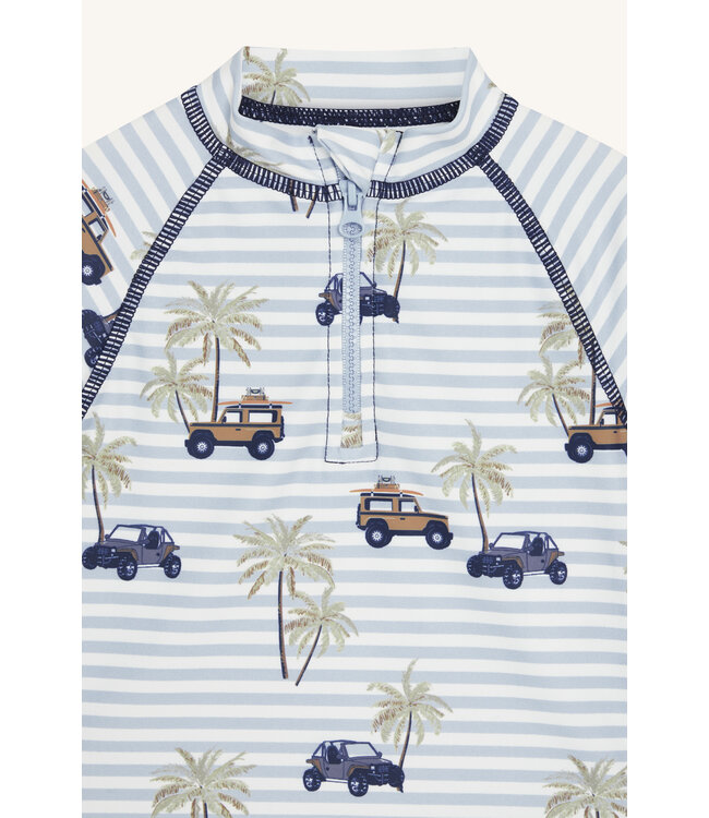 Hust and Claire UV-Badeshirt langarm Maiak - gestreift Autos