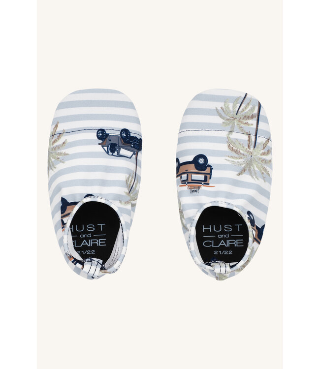 Hust and Claire UV-Badeschuhe Fabian - gestreift Autos