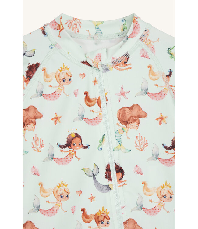 Hust and Claire UV-Badeanzug langarm Malaz - Meerjungfrauen wan blue