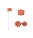 PURA PURA Big Mouth Sportaufsatz mit Strohhalm - rose