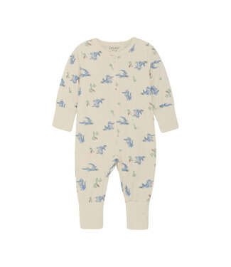CeLaVi Pyjama Krokodil Bambusviskose/Baumwolle dusty blue