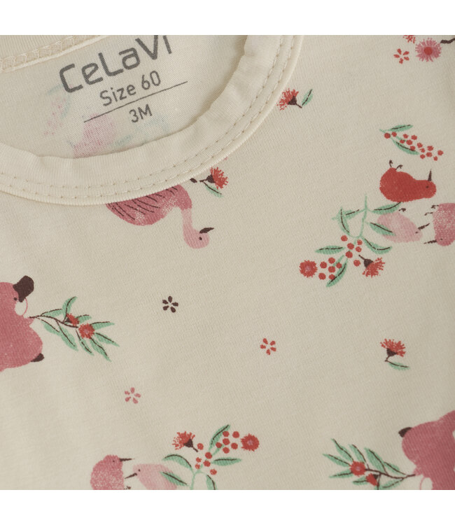 CeLaVi Body langarm Schnabeltier Bambusviskose/Baumwolle powder pink