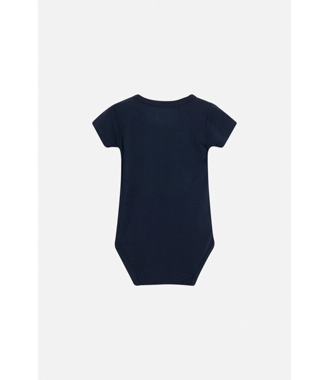 Hust and Claire Buller Body kurzarm Bambusviskose - uni navyblau