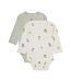 Fixoni 2er Set Body langarm Tencelmix Limone