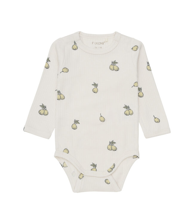 Fixoni 2er Set Body langarm Tencelmix Limone