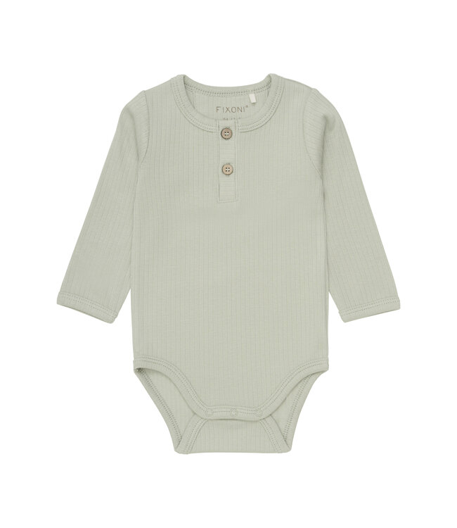 Fixoni 2er Set Body langarm Tencelmix Limone