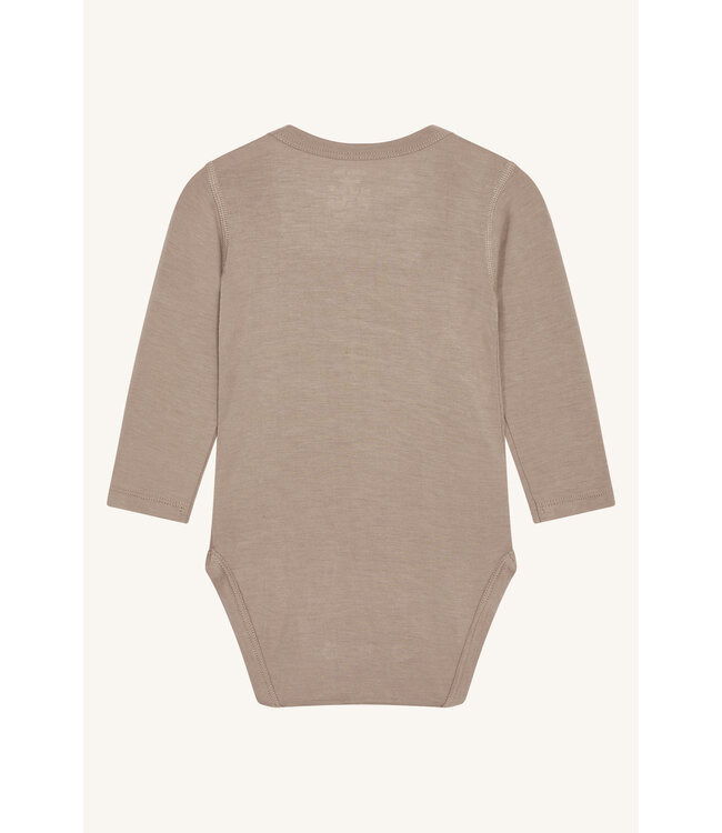 Hust and Claire Buller Body langarm Bambusviskose - warm sand