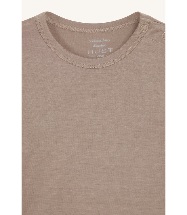 Hust and Claire Buller Body langarm Bambusviskose - warm sand