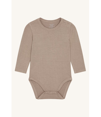 Hust and Claire Buller Body langarm Bambusviskose - warm sand