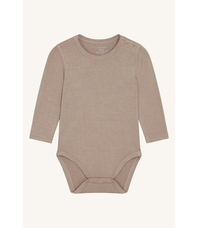 Hust and Claire Buller Body langarm Bambusviskose - warm sand