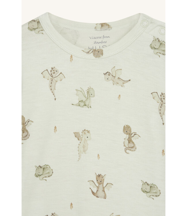 Hust and Claire Buller Body langarm Bambusviskose - Drachen green hint