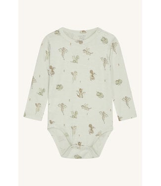 Hust and Claire Buller Body langarm Bambusviskose - Drachen green hint