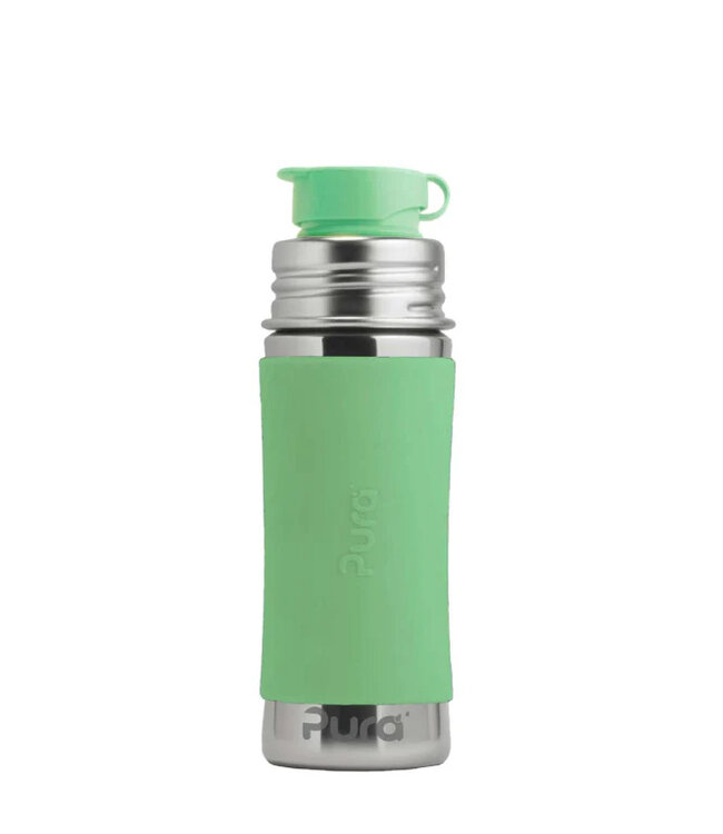 PURA PURA Sportflasche 325 ml - moss sleeve