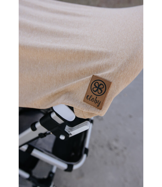 Cloby UV-Decke beige melange – UPF 50+