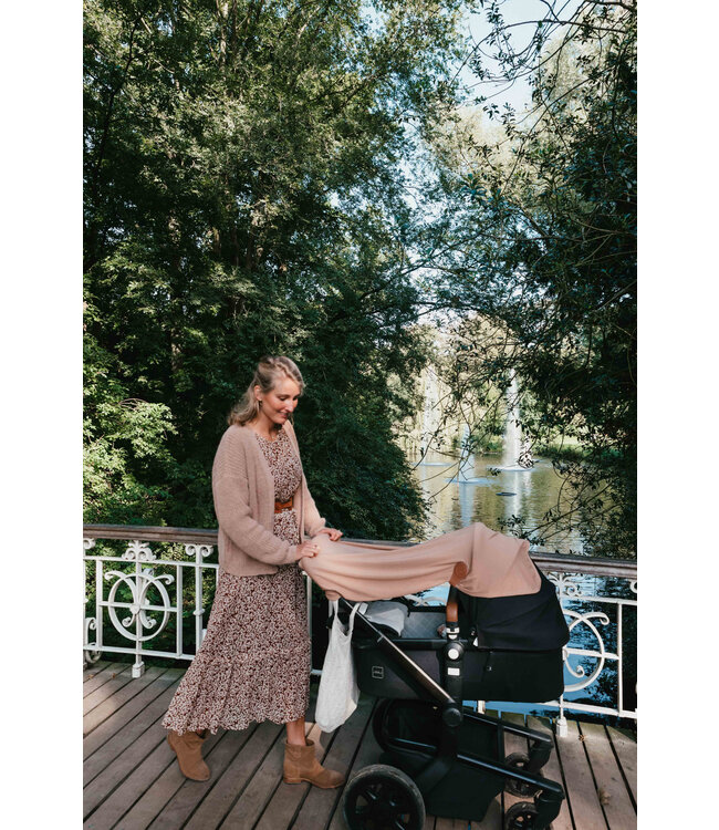 Cloby UV-Decke beige melange – UPF 50+