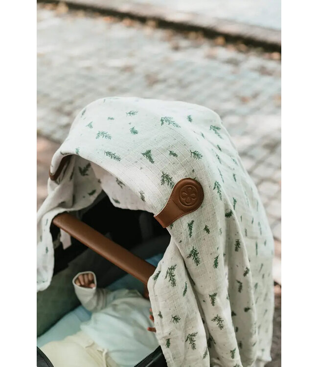 Cloby Magnetclips aus Leder Brown