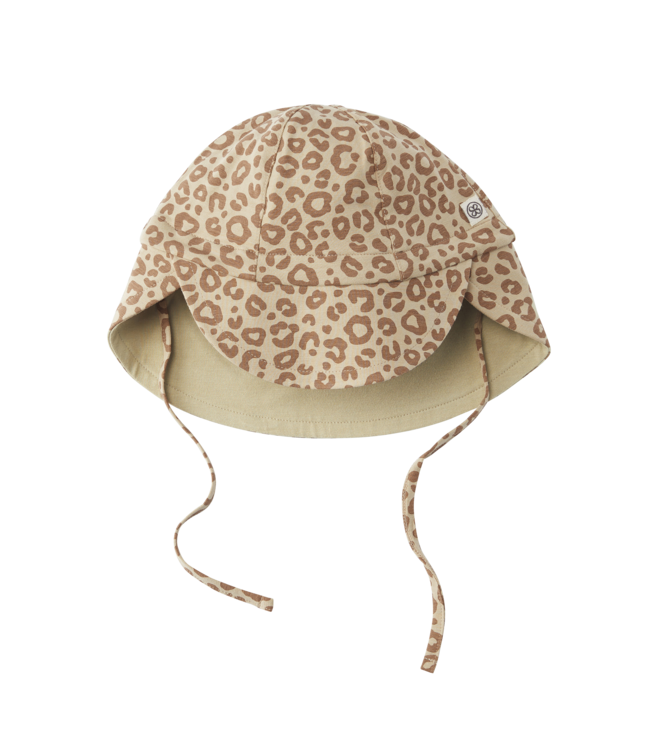 Cloby Wendbarer Sonnenhut UPF 50+ leopard brown/sandy beach