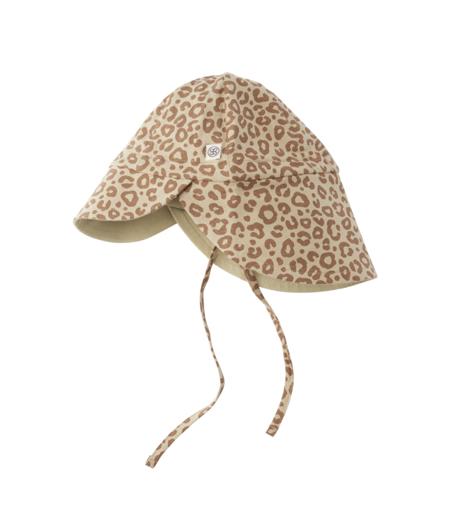 Cloby Wendbarer Sonnenhut UPF 50+ leopard brown/sandy beach