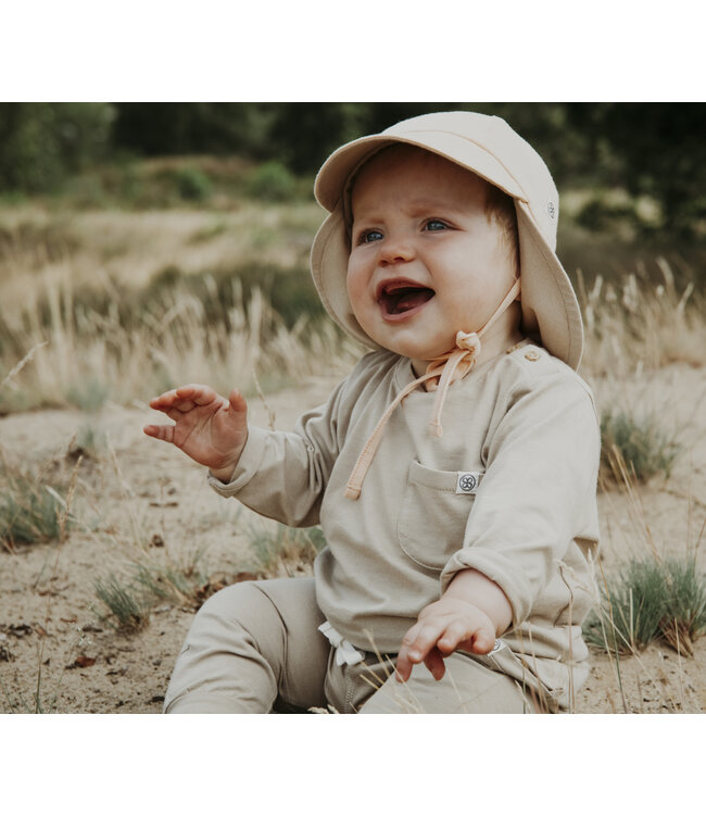 Cloby Wendbarer Sonnenhut UPF 50+ Peachy Summer/Sandy Beach