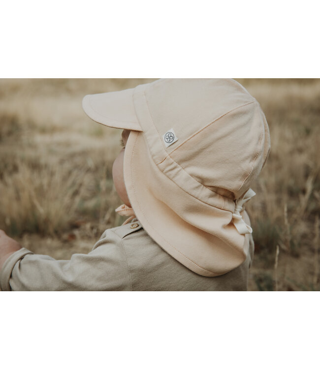 Cloby Wendbarer Sonnenhut UPF 50+ Peachy Summer/Sandy Beach