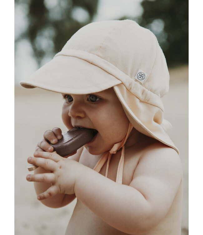 Cloby Wendbarer Sonnenhut UPF 50+ Peachy Summer/Sandy Beach