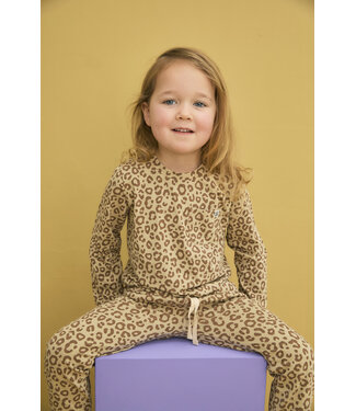 Cloby Langarmshirt UPF 50+ leopard brown