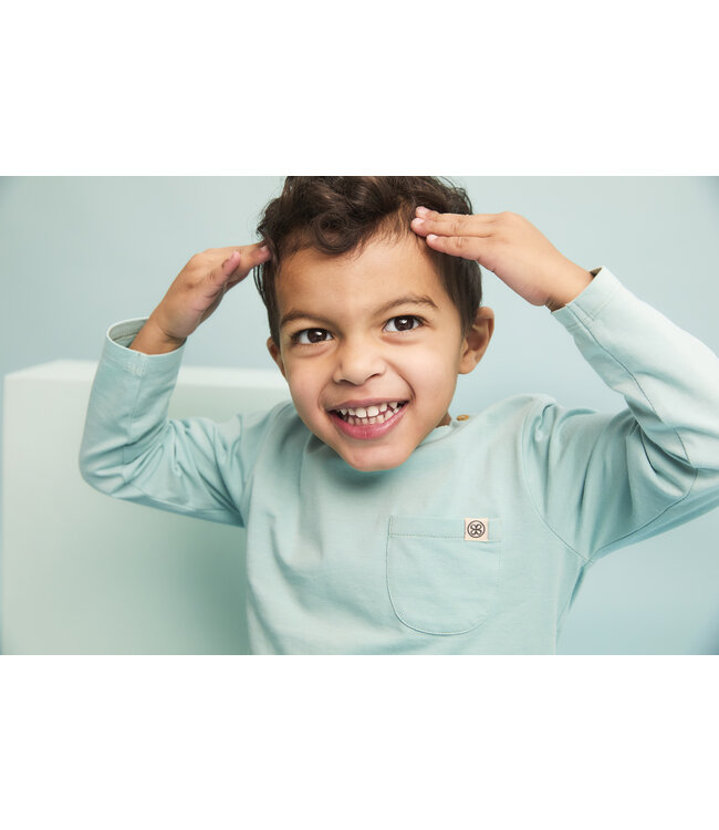 Cloby Langarmshirt UPF 50+ Sea blue