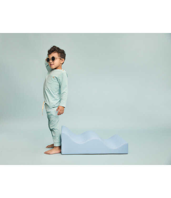 Cloby Langarmshirt UPF 50+ Sea blue