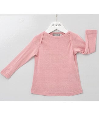 Alkena Schlupfhemd langarm Bio Bouretteseide rosa