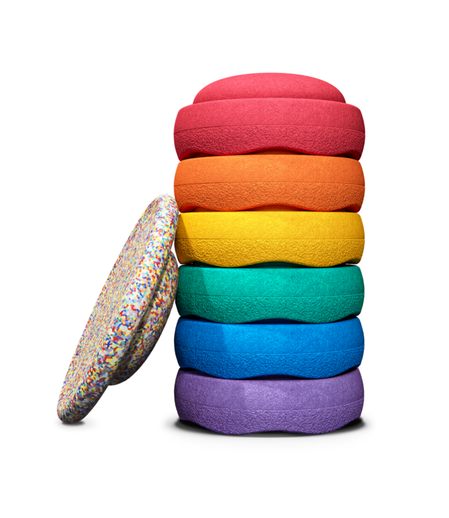 Stapelstein Stapelstein® Super Confetti Rainbow Set classic