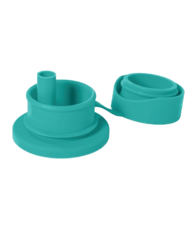 PURA PURA Big Mouth Sportaufsatz mit Strohhalm - mint
