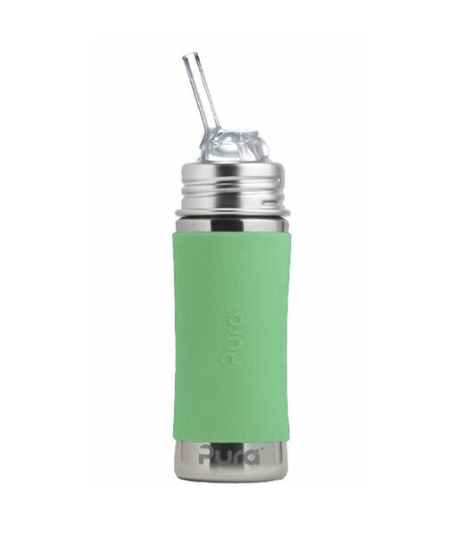 PURA Pura KIDDO Trinkhalmflasche 325ml Moss Sleeve