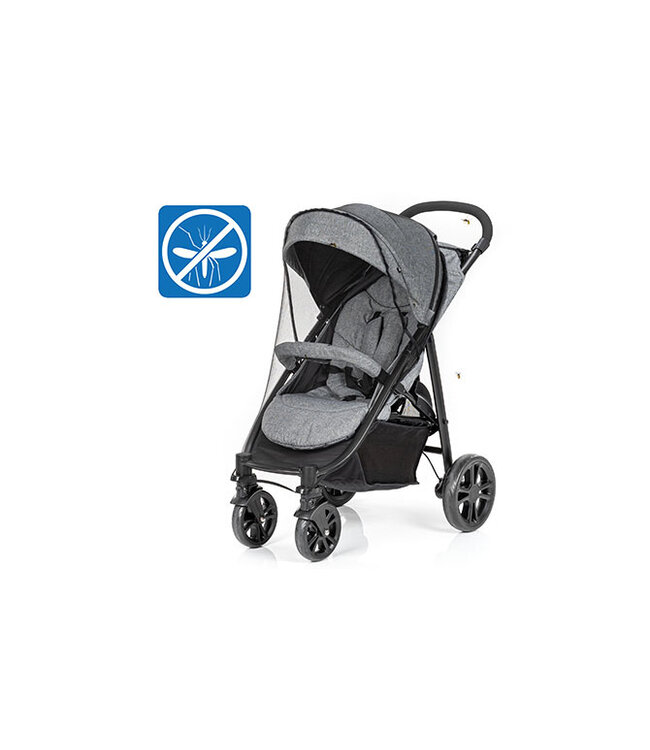 reer BiteSafe Insektenschutz für Kinderwagen - Moskitonetz Kinderwagen schwarz