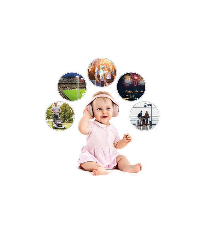 reer SilentGuard Baby Kapselgehörschutz, rosa