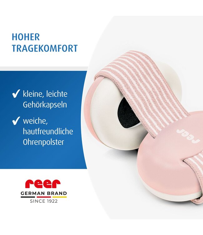 reer SilentGuard Baby Kapselgehörschutz, rosa