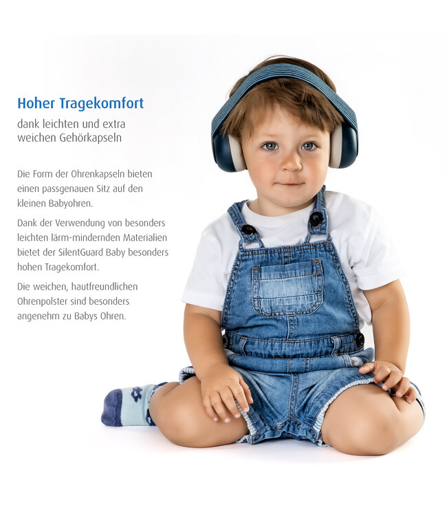 reer SilentGuard Baby Kapselgehörschutz, blau