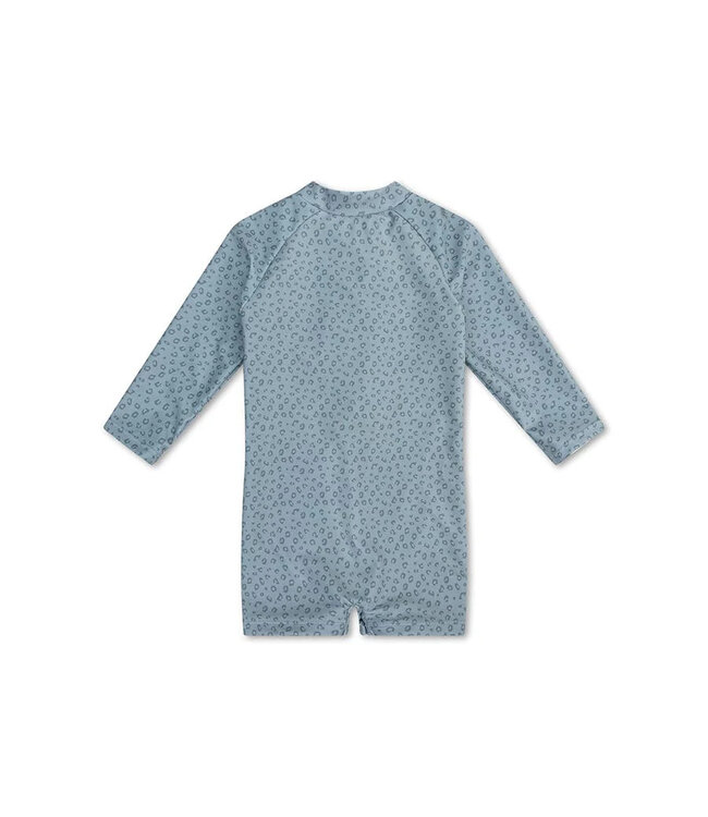 SWIM ESSENTIALS Badeanzug langarm UV-Schutz - Leopard green