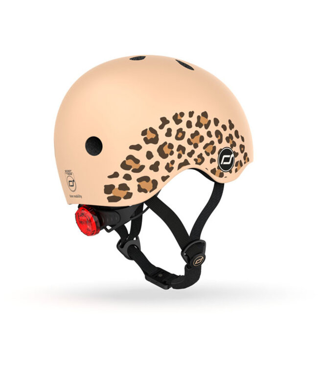 Scoot and ride Scoot and Ride – Kinderhelm – Velohelm mit Licht – XXS-S – Leopard