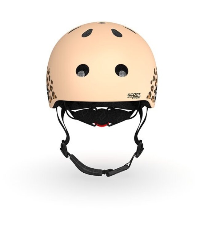 Scoot and ride Scoot and Ride – Kinderhelm – Velohelm mit Licht – XXS-S – Leopard