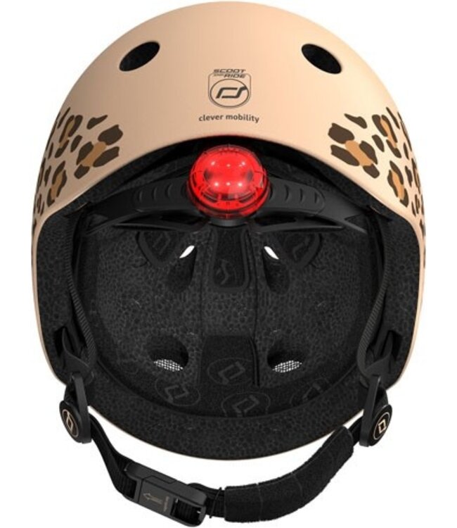 Scoot and ride Scoot and Ride – Kinderhelm – Velohelm mit Licht – XXS-S – Leopard