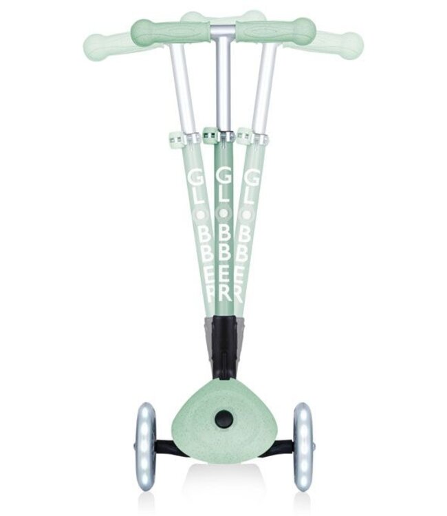 Globber Globber Mini Scooter – JUNIOR Foldable Lights Eco – Pistachio