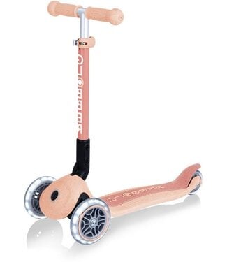 Globber Globber Mini Scooter – JUNIOR Foldable Lights Eco – Peach
