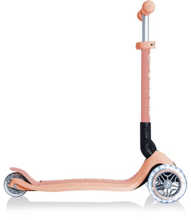 Globber Globber Mini Scooter – JUNIOR Foldable Lights Eco – Peach