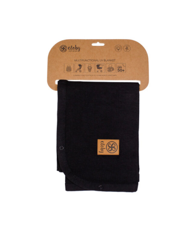 Cloby UV-Decke Midnight Black – UPF 50+