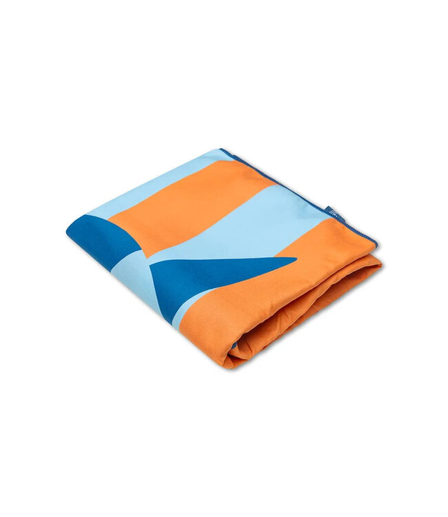 SWIM ESSENTIALS Mikrofaserhandtuch recycelt Hai gestreift