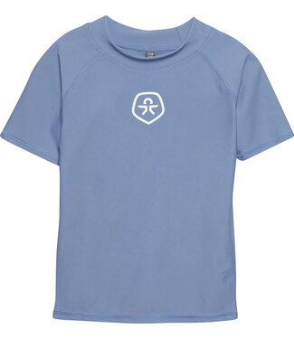 color kids Badeshirt kurzarm – UV- Shirt UVP 40 – coronet blue